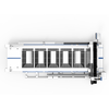 Tube à plate-forme unique GRF et machine de découpe laser intégrant du métal