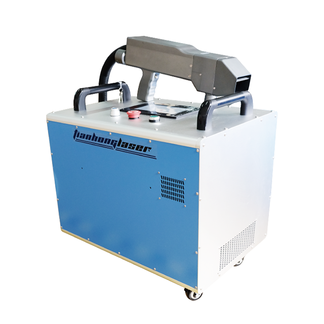 Machine de nettoyage laser portative pour dissolvant de rouille en métal