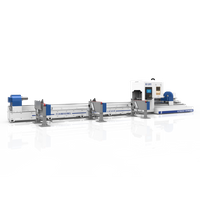 Machine de découpe laser de tube métallique de tuyau de fibre de commande numérique par ordinateur de 6 mètres à vendre