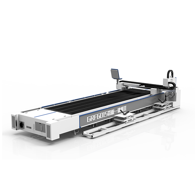 Machine de découpe laser de tuyaux en plaques métalliques CNC à double usage